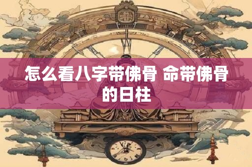 怎么看八字带佛骨 命带佛骨的日柱