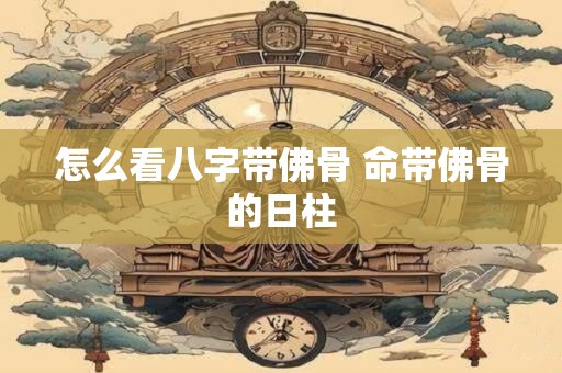 怎么看八字带佛骨 命带佛骨的日柱
