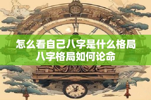 怎么看自己八字是什么格局八字格局如何论命