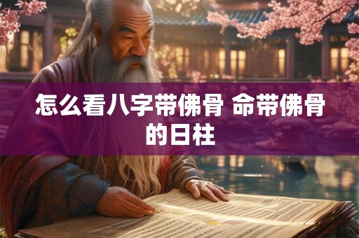怎么看八字带佛骨 命带佛骨的日柱