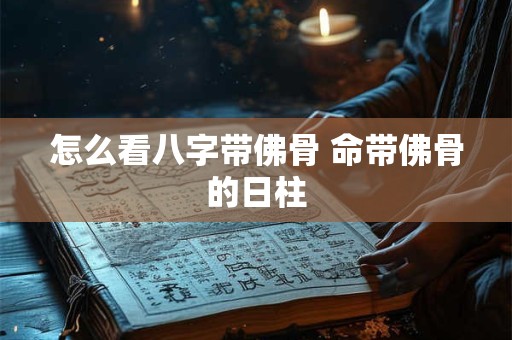 怎么看八字带佛骨 命带佛骨的日柱