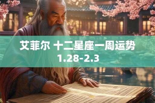 艾菲尔 十二星座一周运势1.28-2.3
