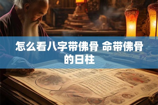 怎么看八字带佛骨 命带佛骨的日柱