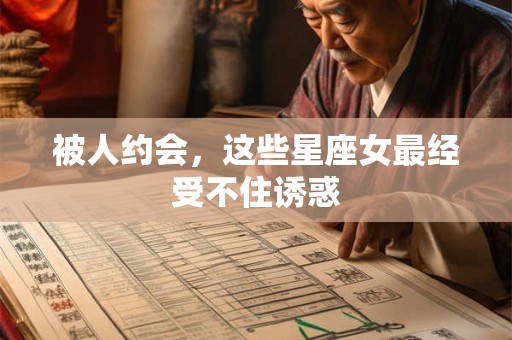 被人约会，这些星座女最经受不住诱惑
