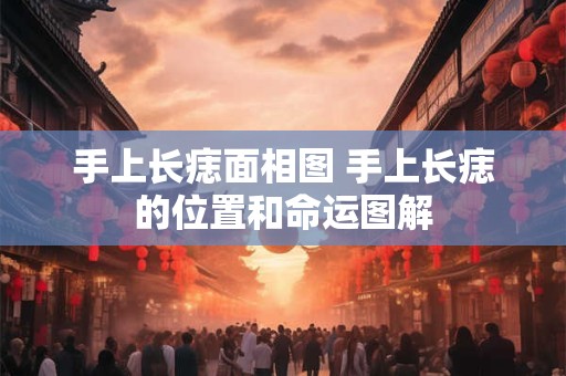 手上长痣面相图 手上长痣的位置和命运图解