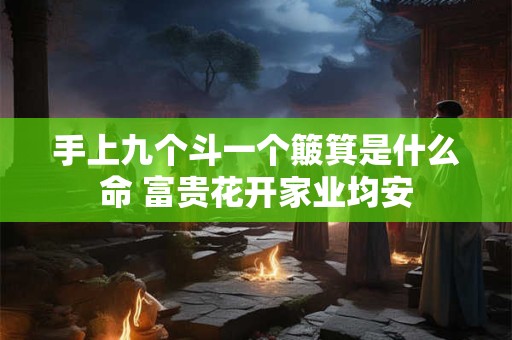 手上九个斗一个簸箕是什么命 富贵花开家业均安