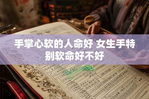 手掌心软的人命好 女生手特别软命好不好