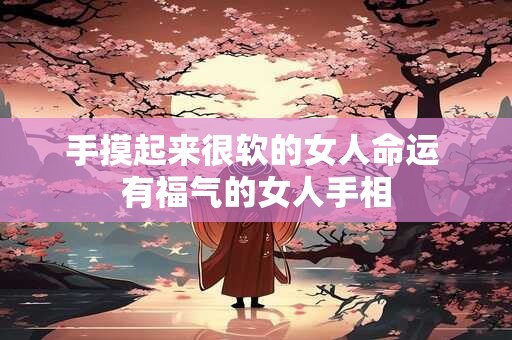 手摸起来很软的女人命运 有福气的女人手相