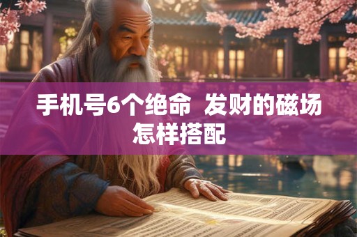 手机号6个绝命  发财的磁场怎样搭配