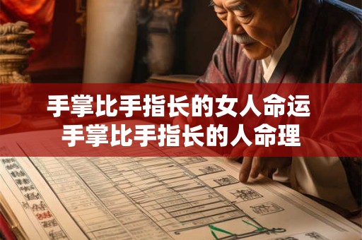 手掌比手指长的女人命运 手掌比手指长的人命理