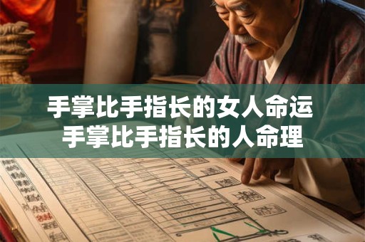手掌比手指长的女人命运 手掌比手指长的人命理