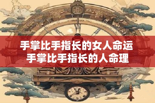 手掌比手指长的女人命运 手掌比手指长的人命理