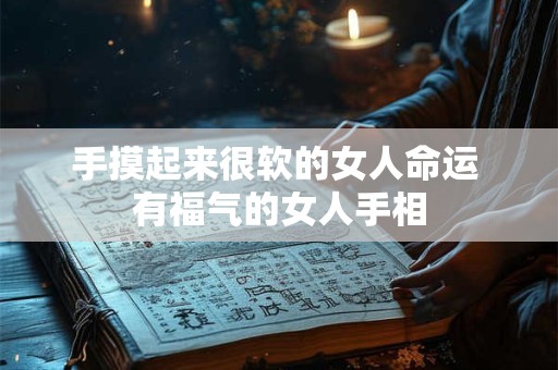 手摸起来很软的女人命运 有福气的女人手相
