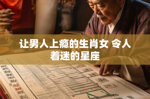 让男人上瘾的生肖女 令人着迷的星座