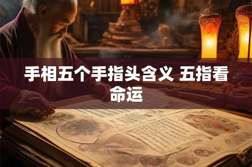 详细阅读:手相五个手指头含义 五指看命运 手相五个手指头含义 五指看命运