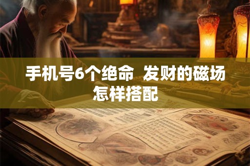 详细阅读:手机号6个绝命 发财的磁场怎样搭配 手机号6个绝命 发财的磁场怎样搭配