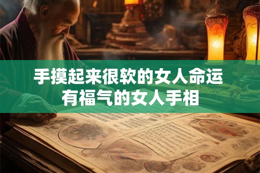 手摸起来很软的女人命运 有福气的女人手相