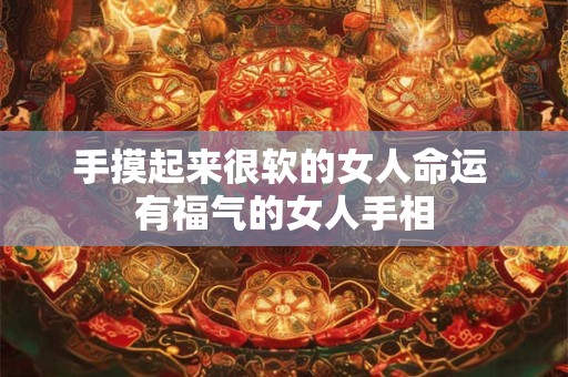 手摸起来很软的女人命运 有福气的女人手相