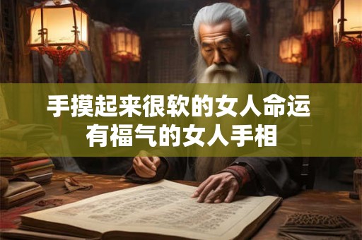 手摸起来很软的女人命运 有福气的女人手相
