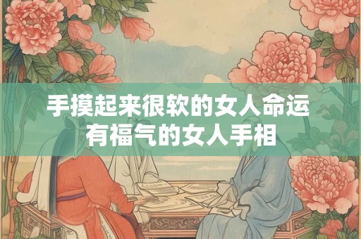 手摸起来很软的女人命运 有福气的女人手相