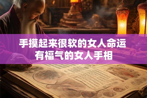 手摸起来很软的女人命运 有福气的女人手相
