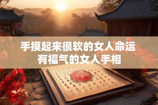 手摸起来很软的女人命运 有福气的女人手相