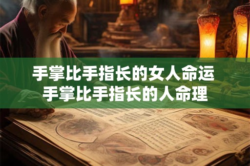 手掌比手指长的女人命运 手掌比手指长的人命理