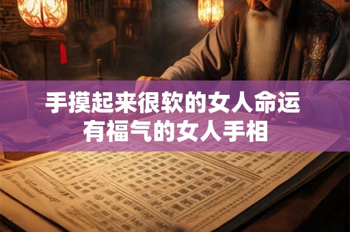 手摸起来很软的女人命运 有福气的女人手相