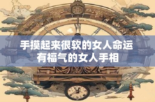 详细阅读:手摸起来很软的女人命运 有福气的女人手相 手摸起来很软的女人命运 有福气的女人手相