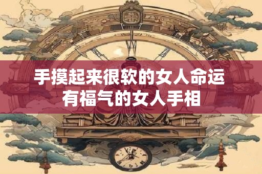 手摸起来很软的女人命运 有福气的女人手相