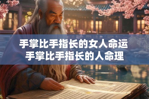 手掌比手指长的女人命运 手掌比手指长的人命理