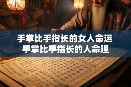 手掌比手指长的女人命运 手掌比手指长的人命理