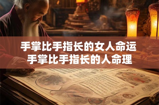 手掌比手指长的女人命运 手掌比手指长的人命理