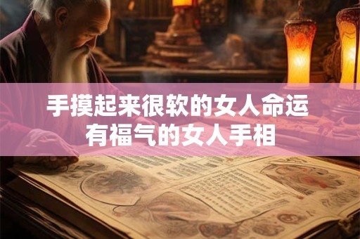 手摸起来很软的女人命运 有福气的女人手相