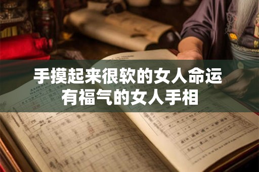 手摸起来很软的女人命运 有福气的女人手相