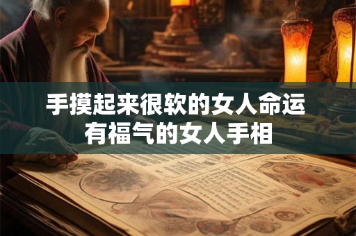 手摸起来很软的女人命运 有福气的女人手相
