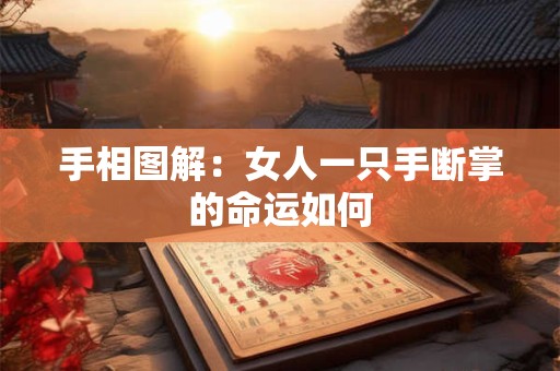手相图解：女人一只手断掌的命运如何