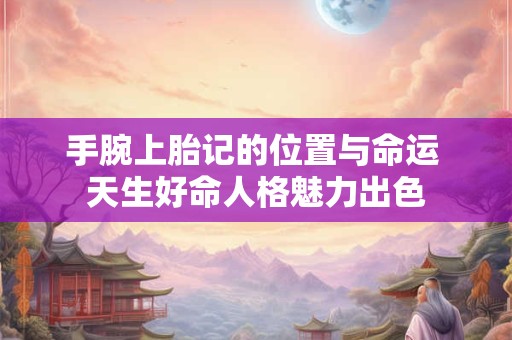 手腕上胎记的位置与命运 天生好命人格魅力出色