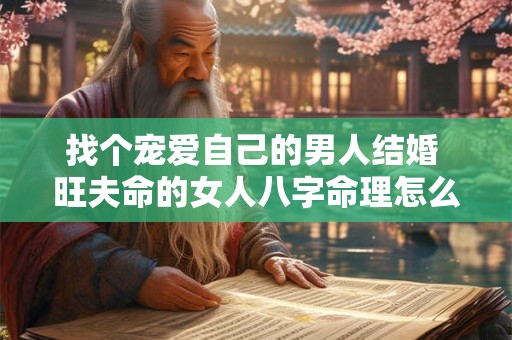 找个宠爱自己的男人结婚 旺夫命的女人八字命理怎么看