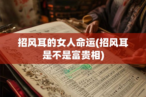 招风耳的女人命运(招风耳是不是富贵相)