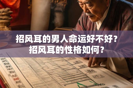 招风耳的男人命运好不好？招风耳的性格如何？