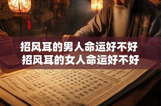 招风耳的男人命运好不好 招风耳的女人命运好不好