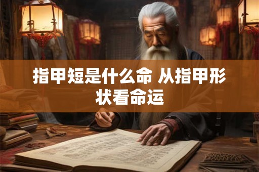 详细阅读:指甲短是什么命 从指甲形状看命运 指甲短是什么命 从指甲形状看命运