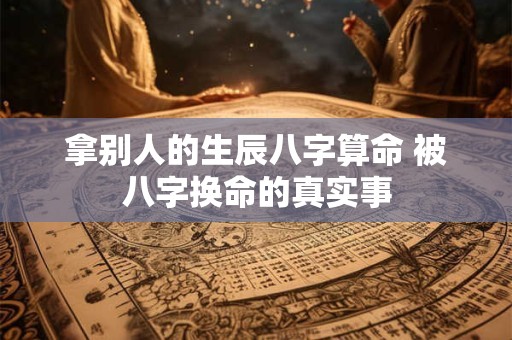 详细阅读:拿别人的生辰八字算命 被八字换命的真实事 拿别人的生辰八字算命 被八字换命的真实事