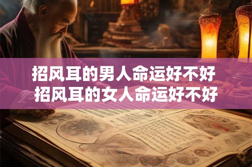 招风耳的男人命运好不好 招风耳的女人命运好不好