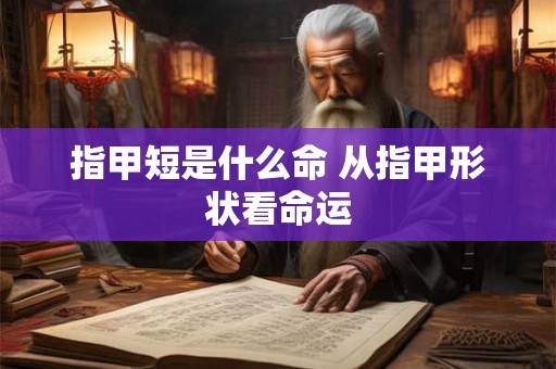 指甲短是什么命 从指甲形状看命运
