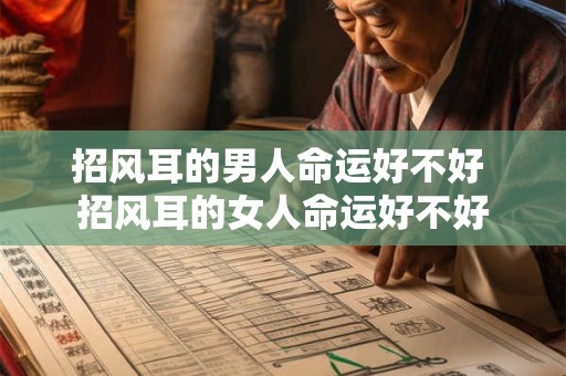 招风耳的男人命运好不好 招风耳的女人命运好不好