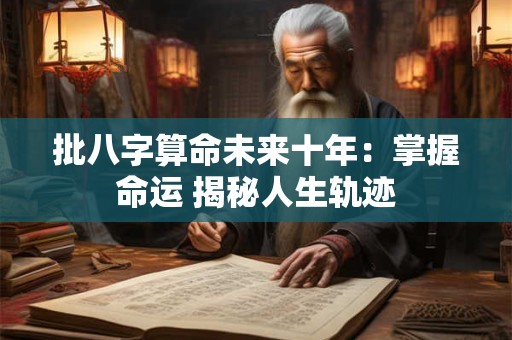 详细阅读:批八字算命未来十年:掌握命运 揭秘人生轨迹 批八字算命未来十年:掌握命运 揭秘人生轨迹