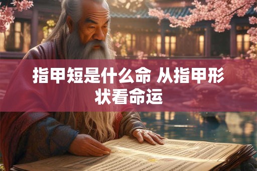 指甲短是什么命 从指甲形状看命运