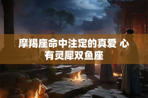 摩羯座命中注定的真爱 心有灵犀双鱼座